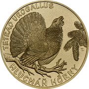 Slovakia 5 Euro Capercaillie 2024 Mk HLUCHÄÑ HÔRNY TETRAO UROGALLUS coin reverse Slovakia 5 Euro Capercaillie 2024 Mk HLUCHÄÑ HÔRNY TETRAO UROGALLUS coin reverse