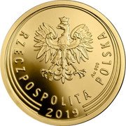 Poland 5 Groszy One Hundred Years of the Zloty 2019 MW Proof; all in proof set MW AU 900 RZECZPOSPOLITA POLSKA 2019 coin obverse