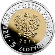 Poland 5 Zlotych 25th Anniversary of Freedom 2014 MW Y# 904 RZECZPOSPOLITA POLSKA MW 2014 5 ZŁOTYCH coin obverse Poland 5 Zlotych 25th Anniversary of Freedom 2014 MW Y# 904 RZECZPOSPOLITA POLSKA MW 2014 5 ZŁOTYCH coin obverse
