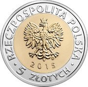 Poland 5 Zlotych Poznan Town Hall 2015 MW Y# 927 RZECZPOSPOLITA POLSKA 5 ZŁOTYCH MW 2015 coin obverse Poland 5 Zlotych Poznan Town Hall 2015 MW Y# 927 RZECZPOSPOLITA POLSKA 5 ZŁOTYCH MW 2015 coin obverse