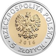 Poland 5 Zlotych Pomeranian Dukes’ Castle in Szczecin 2016 MW Y# 950 RZECZPOSPOLITA POLSKA MW 2016 5 ZŁOTYCH coin obverse Poland 5 Zlotych Pomeranian Dukes’ Castle in Szczecin 2016 MW Y# 950 RZECZPOSPOLITA POLSKA MW 2016 5 ZŁOTYCH coin obverse