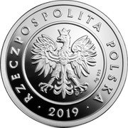 Poland 5 Zlotych One Hundred Years of the Zloty 2019 MW Proof; all in proof set RZECZPOSPOLITA POLSKA AG 925 MW 2019 coin obverse Poland 5 Zlotych One Hundred Years of the Zloty 2019 MW Proof; all in proof set RZECZPOSPOLITA POLSKA AG 925 MW 2019 coin obverse