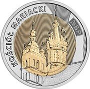 Poland 5 Zlotych St. Mary’s Basilica 2020 MW KOŚCIÓŁ MARIACKI NBP coin reverse Poland 5 Zlotych St. Mary’s Basilica 2020 MW KOŚCIÓŁ MARIACKI NBP coin reverse