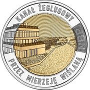 Poland 5 Zlotych The Vistula Spit Canal 2023 MW KANAŁ ŻEGLUGOWY PRZEZ MIERZEJĘ WIŚLANĄ NBP PP coin reverse Poland 5 Zlotych The Vistula Spit Canal 2023 MW KANAŁ ŻEGLUGOWY PRZEZ MIERZEJĘ WIŚLANĄ NBP PP coin reverse