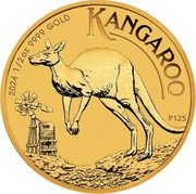 Australia 50 Dollars Australian Kangaroo. Charles III 2024 P125 WR P125 KANGAROO 2024 1/2 OZ 9999 GOLD coin reverse Australia 50 Dollars Australian Kangaroo. Charles III 2024 P125 WR P125 KANGAROO 2024 1/2 OZ 9999 GOLD coin reverse
