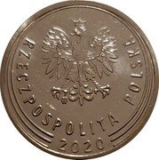 Poland 50 Groszy (Magnetic) Y# 973c RZECZPOSPOLITA POLSKA 2020 coin obverse Poland 50 Groszy (Magnetic) Y# 973c RZECZPOSPOLITA POLSKA 2020 coin obverse