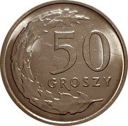 Poland 50 Groszy (Magnetic) Y# 973c 50 GROSZY coin reverse Poland 50 Groszy (Magnetic) Y# 973c 50 GROSZY coin reverse