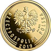 Poland 50 Groszy (One Hundred Years of the Zloty) MW AU 900 RZECZPOSPOLITA POLSKA 2019 coin obverse Poland 50 Groszy (One Hundred Years of the Zloty) MW AU 900 RZECZPOSPOLITA POLSKA 2019 coin obverse
