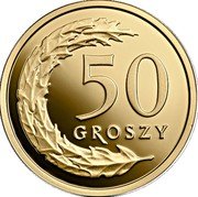 Poland 50 Groszy (One Hundred Years of the Zloty) 50 GROSZY coin reverse Poland 50 Groszy (One Hundred Years of the Zloty) 50 GROSZY coin reverse