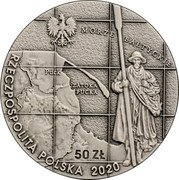 Poland 50 Zlotych 100th Anniversary of Poland’s Wedding to the Baltic Sea 2020 MW MORZE BAŁTYCKIE MW PUCK ZATOKA PUCKA 50 ZŁ RZECZPOSPOLITA POLSKA 2020 coin obverse Poland 50 Zlotych 100th Anniversary of Poland’s Wedding to the Baltic Sea 2020 MW MORZE BAŁTYCKIE MW PUCK ZATOKA PUCKA 50 ZŁ RZECZPOSPOLITA POLSKA 2020 coin obverse