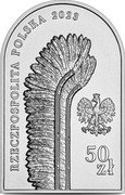 Poland 50 Zlotych (340th Anniversary. Battle of Vienna) 50 ZŁ RZECZPOSPOLITA POLSKA coin obverse Poland 50 Zlotych (340th Anniversary. Battle of Vienna) 50 ZŁ RZECZPOSPOLITA POLSKA coin obverse