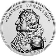 Poland 50 Zlotych Joannes Casimirus 2021 MW JOANNES CASIMIRUS. I.I.R. F coin reverse Poland 50 Zlotych Joannes Casimirus 2021 MW JOANNES CASIMIRUS. I.I.R. F coin reverse
