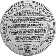 Poland 50 Zlotych John III Sobieski 2022 mw RZECZPOSPOLITA POLSKA 50 ZŁ 20 22 MW ELECTUS A.D.1674.20.MAJ, CORON:A.D.1676.2.FEBR: CIVIS, TURCAS, PROFLIGAVIT AD CHOTZIMUM,REX,VICTOR EORUNDEM, VIENNAM OBSIDIONE LIBERAVIT, FORTITUDINE, ERUDITIONE, ET ELOQUENTIA CONSPICUUS, PRIVATUS CIVILIS DISSIDII PARTICEPS, REX EODEM MALO EXAGITATUS. OB: VILLANOVIAE A.D.1696.AET 72.R.22. coin obverse Poland 50 Zlotych John III Sobieski 2022 mw RZECZPOSPOLITA POLSKA 50 ZŁ 20 22 MW ELECTUS A.D.1674.20.MAJ, CORON:A.D.1676.2.FEBR: CIVIS, TURCAS, PROFLIGAVIT AD CHOTZIMUM,REX,VICTOR EORUNDEM, VIENNAM OBSIDIONE LIBERAVIT, FORTITUDINE, ERUDITIONE, ET ELOQUENTIA CONSPICUUS, PRIVATUS CIVILIS DISSIDII PARTICEPS, REX EODEM MALO EXAGITATUS. OB: VILLANOVIAE A.D.1696.AET 72.R.22. coin obverse