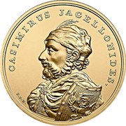 Poland 500 Zlotych Casimir Jagielloni 2015 MW Y# 946 CASIMIRUS JAGELLONIDES. I.P.H. coin reverse Poland 500 Zlotych Casimir Jagielloni 2015 MW Y# 946 CASIMIRUS JAGELLONIDES. I.P.H. coin reverse