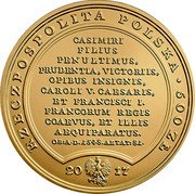 Poland 500 Zlotych Sigismund the Elder 2017 MW Y# 1002 RZECZPOSPOLITA POLSKA 500 ZŁ 2017 MW CASIMIRI FILIUS PENULTIMUS, PRUDENTIA, VIKTORIIS, OPIBUS INSIGNIS, CAROLI V. CAESARIS, ET FRANCISCI I. FRANCORUM REGIS COAEVUS, ET ILLIS AEQUIPARATUS. OB A.D.1548.AETAT:8L coin obverse Poland 500 Zlotych Sigismund the Elder 2017 MW Y# 1002 RZECZPOSPOLITA POLSKA 500 ZŁ 2017 MW CASIMIRI FILIUS PENULTIMUS, PRUDENTIA, VIKTORIIS, OPIBUS INSIGNIS, CAROLI V. CAESARIS, ET FRANCISCI I. FRANCORUM REGIS COAEVUS, ET ILLIS AEQUIPARATUS. OB A.D.1548.AETAT:8L coin obverse