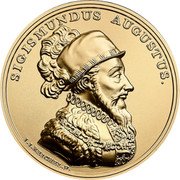 Poland 500 Zlotych Sigismund Augustus 2017 MW Y# 1003 SIGISMUNDUS AUGUSTUS. I.I.REICHEL.F. coin reverse Poland 500 Zlotych Sigismund Augustus 2017 MW Y# 1003 SIGISMUNDUS AUGUSTUS. I.I.REICHEL.F. coin reverse