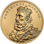 Poland 500 Zlotych Casimir the Great 2014 MW Y# 899 CASIMIRUS MAGNUS H. coin reverse Poland 500 Zlotych Casimir the Great 2014 MW Y# 899 CASIMIRUS MAGNUS H. coin reverse