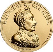 Poland 500 Zlotych (Henricus Valesius) HENRICUS VALESIUS. I. I REICHEL F coin reverse