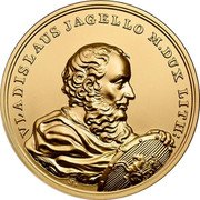 Poland 500 Zlotych Ladislaus Jagiello 2015 MW Y# 945 VLADISLAUS JAGELLO M.DUX LITH: H. coin reverse Poland 500 Zlotych Ladislaus Jagiello 2015 MW Y# 945 VLADISLAUS JAGELLO M.DUX LITH: H. coin reverse