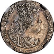 Poland 6 Groszy (August III) D G AVGVSTVS III REX POL M D L R PR D S & EL coin obverse Poland 6 Groszy (August III) D G AVGVSTVS III REX POL M D L R PR D S & EL coin obverse