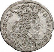 Poland 6 Groszy (Johann Casimir. Jan Thamm) IO CASIM DG REX P & S coin obverse Poland 6 Groszy (Johann Casimir. Jan Thamm) IO CASIM DG REX P & S coin obverse