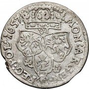 Poland 6 Groszy (Johann Casimir. Jan Thamm) MON ARGEN REG POL VI 1657 IT coin reverse Poland 6 Groszy (Johann Casimir. Jan Thamm) MON ARGEN REG POL VI 1657 IT coin reverse