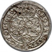 Poland 6 Groszy (John II Casimir Vasa) VI GROS ARG SEX REG POL 1666 coin reverse Poland 6 Groszy (John II Casimir Vasa) VI GROS ARG SEX REG POL 1666 coin reverse