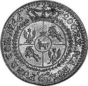 Poland 6 Groszy (Stanislaus Augustus Pattern Coin) KM# Pn61 200 EX MARCA 6 PURA COL 1766 F S coin reverse Poland 6 Groszy (Stanislaus Augustus Pattern Coin) KM# Pn61 200 EX MARCA 6 PURA COL 1766 F S coin reverse