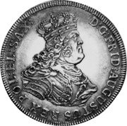 Poland 8 Zlotych (Pattern Coin) KM# Pn49 D G FRID AUGUSTUS REX POL EL SAX coin obverse Poland 8 Zlotych (Pattern Coin) KM# Pn49 D G FRID AUGUSTUS REX POL EL SAX coin obverse