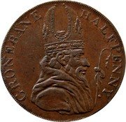 Ireland 1/2 Penny (Wicklow Cronebane. Mule) CRONEBANE HALFPENNY coin obverse Ireland 1/2 Penny (Wicklow Cronebane. Mule) CRONEBANE HALFPENNY coin obverse
