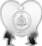 Niue 1 Dollar Charles III Fall in Love 2023Â Proof NIUE ILAND 2023 1 DOLLAR PUBLIC SEAL OF NIUE ATUA NIUE TUKULAGI AG 999 1/2OZ coin obverse Niue 1 Dollar Charles III Fall in Love 2023Â Proof NIUE ILAND 2023 1 DOLLAR PUBLIC SEAL OF NIUE ATUA NIUE TUKULAGI AG 999 1/2OZ coin obverse