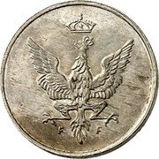 Poland 1 Fenig (Pattern Coin) F F coin obverse Poland 1 Fenig (Pattern Coin) F F coin obverse