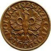 Poland 1 Grosz (Mint of Poland) 1925 RZECZPOSPOLITA POLSKA PLC coin obverse Poland 1 Grosz (Mint of Poland) 1925 RZECZPOSPOLITA POLSKA PLC coin obverse