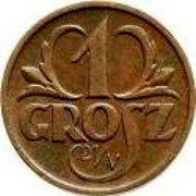 Poland 1 Grosz (Mint of Poland) 1 GROSZ coin reverse Poland 1 Grosz (Mint of Poland) 1 GROSZ coin reverse