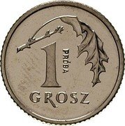 Poland 1 Grosz (Proba Coin) 1 GROSZ PRÓBA coin reverse