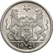 Poland 1 Gulden (Danzig Coin) KM# 145 19 23 coin reverse Poland 1 Gulden (Danzig Coin) KM# 145 19 23 coin reverse