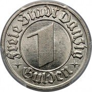 Poland 1 Gulden (Free City of Danzig) KM# 154 1 GULDEN FREIE STADT DANZIG coin obverse Poland 1 Gulden (Free City of Danzig) KM# 154 1 GULDEN FREIE STADT DANZIG coin obverse