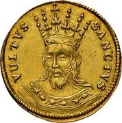 Italy 1 Scudo (1 Demi Doppia) VULTVS SANCTVS coin reverse Italy 1 Scudo (1 Demi Doppia) VULTVS SANCTVS coin reverse