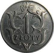 Poland 1 Zloty (Frame. Trial Strike) 1 ZŁOTY coin reverse Poland 1 Zloty (Frame. Trial Strike) 1 ZŁOTY coin reverse