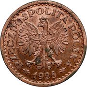 Poland 1 Zloty Pattern Coin 1928 KM# Pn296 RZECZPOSPOLITA POLSKA 1928 coin obverse Poland 1 Zloty Pattern Coin 1928 KM# Pn296 RZECZPOSPOLITA POLSKA 1928 coin obverse