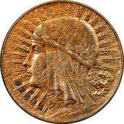 Poland 1 Zloty (Queen Jadwiga. Trial Strike) KM# Pn326 PRÓBA coin reverse Poland 1 Zloty (Queen Jadwiga. Trial Strike) KM# Pn326 PRÓBA coin reverse