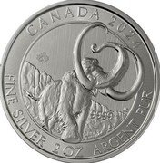 Canada 10 Dollars (Charles III Woolly Mammoth) CANADA 2024 FINE SILVER 2 OZ ARGENT PUR JC coin reverse