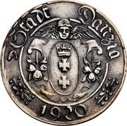 Poland 10 Pfennig (Danzig Coin) STADT DANZIG 1920 coin obverse Poland 10 Pfennig (Danzig Coin) STADT DANZIG 1920 coin obverse