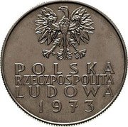 Poland 10 Zlotych 200 Years of National Education Commission. Trial Strike. 2nd Type 1973 MW KM# Pr205 MW POLSKA RZECZPOSPOLITA LUDOWA 1973 coin obverse Poland 10 Zlotych 200 Years of National Education Commission. Trial Strike. 2nd Type 1973 MW KM# Pr205 MW POLSKA RZECZPOSPOLITA LUDOWA 1973 coin obverse