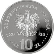 Poland 10 Zlotych August II Mocny 2005 MW Proof RZECZPOSPOLITA POLSKA MW 2005 ZŁ 10 ZŁ coin obverse Poland 10 Zlotych August II Mocny 2005 MW Proof RZECZPOSPOLITA POLSKA MW 2005 ZŁ 10 ZŁ coin obverse
