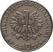 Poland 10 Zlotych FAO. Trial Strike 1971 MW KM# Pr188 POLSKA RZECZPOSPOLITA LUDOWA 19 71 MW ZŁ 10 ZŁ coin obverse Poland 10 Zlotych FAO. Trial Strike 1971 MW KM# Pr188 POLSKA RZECZPOSPOLITA LUDOWA 19 71 MW ZŁ 10 ZŁ coin obverse