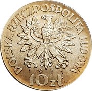 Poland 10 Zlotych (FAO. Trial Strike) KM# Pr185 POLSKA RZECZPOSPOLITA LUDOWA MW 1971 10 ZŁ J M-N coin obverse Poland 10 Zlotych (FAO. Trial Strike) KM# Pr185 POLSKA RZECZPOSPOLITA LUDOWA MW 1971 10 ZŁ J M-N coin obverse