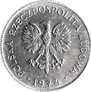 Poland 10 Zlotych (Henryk Sienkiewicz. Trial Strike) KM# Pr223 POLSKA RZECZPOSPOLITA LUDOWA MW 1974 coin obverse