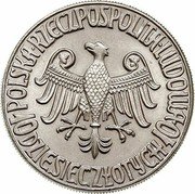 Poland 10 Zlotych Kazimierz Wielki. Trial Strike 1964  KM# Pr99 POLSKA RZECZPOSPOLITA LUDOWA 10 DZIESIĘĆ ZŁOTYCH 10 coin obverse Poland 10 Zlotych Kazimierz Wielki. Trial Strike 1964  KM# Pr99 POLSKA RZECZPOSPOLITA LUDOWA 10 DZIESIĘĆ ZŁOTYCH 10 coin obverse