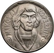 Poland 10 Zlotych (Nicolaus Copernicus. Large Type. Trial Strike) KM# Pr65 MIKOŁAJ KOPERNIK PRÓBA JG coin reverse Poland 10 Zlotych (Nicolaus Copernicus. Large Type. Trial Strike) KM# Pr65 MIKOŁAJ KOPERNIK PRÓBA JG coin reverse